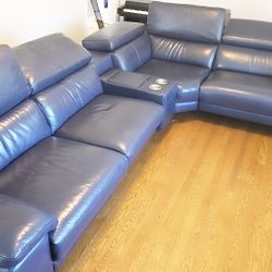 Leather Couch Sectional(electric Reclining)