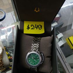 Bulova Malachite Dial Watch