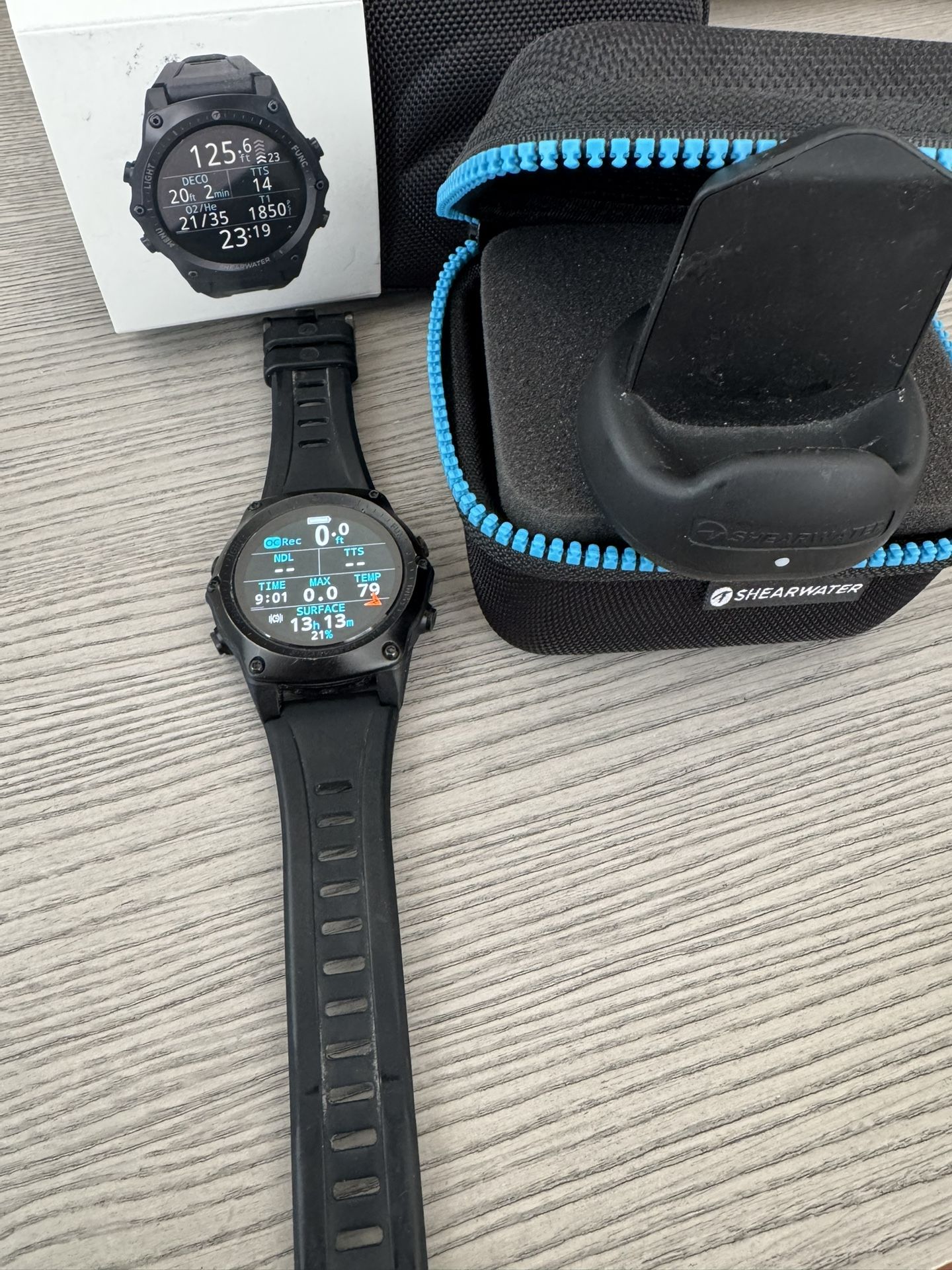 Watch Diver Computer Shearwater + Tank Sensor