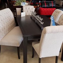 Dining Table set with bench - 90 Day Same as Cash