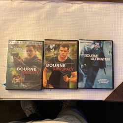 Bourne 3 Dvds