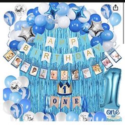 First Birthday Party Decorations Combo Kit!