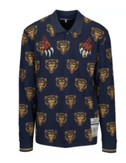 Mens Long Sleeve Polo Size XXL