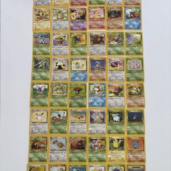 Pokemon Jungle Set Cards 17-64