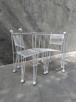 New vintage, mid-century-inspired outdoor patio furniture.