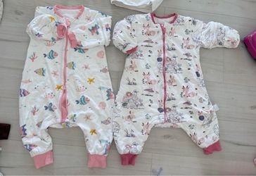 2-Pack 100% Cotton Kids Sleepwear – Ages 1–3