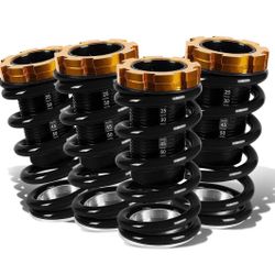 LA Zona Auto parts 1988 to 2001 Honda Civic Del Sol CRX Integra Adjustable Coilover Suspension Kit Resortes Soporte  