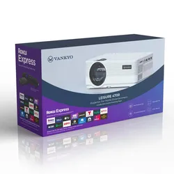 NEW VANKYO Leisure 470R HD Mini Projector with Roku Express Streaming Player
