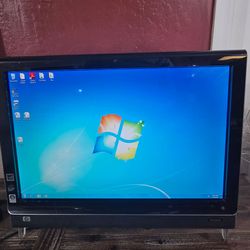 HP TouchSmart IQ504 22" All-in-One PC Desktop - Windows 7 (Includes Power Supply)