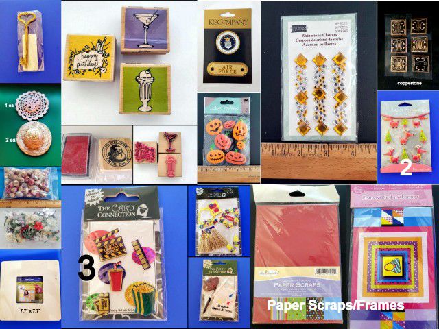 Misc 23 piece Craft Supply Lot-most new- pick up in Gilbert
