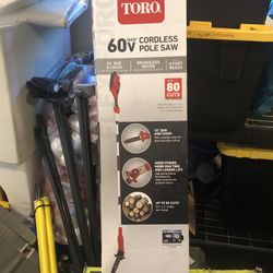 Pole Saw With Battery And Charger