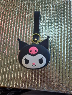 Kuromi Silicone Keychain Coin Purse