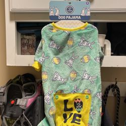 Medium size Easter pajamas for dogs