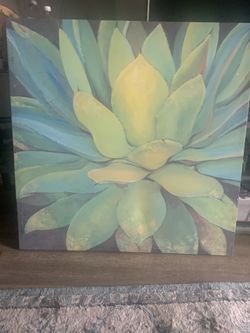 Painting blue green yellow