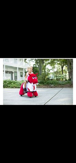 Plush ride on toy