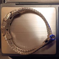 925   Silver  With  18k  Gold  Accents 