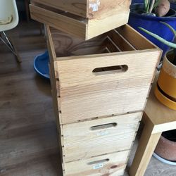 Wooden Storage Crates