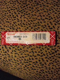 Starrett No. 66 Thickness Gage