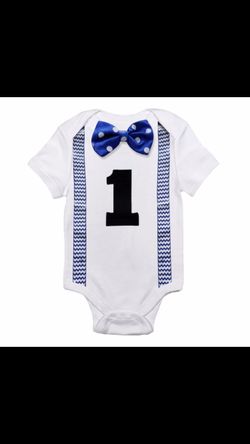 Boys first birthday onesie