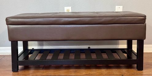 Rectangle Storage Ottoman Bench