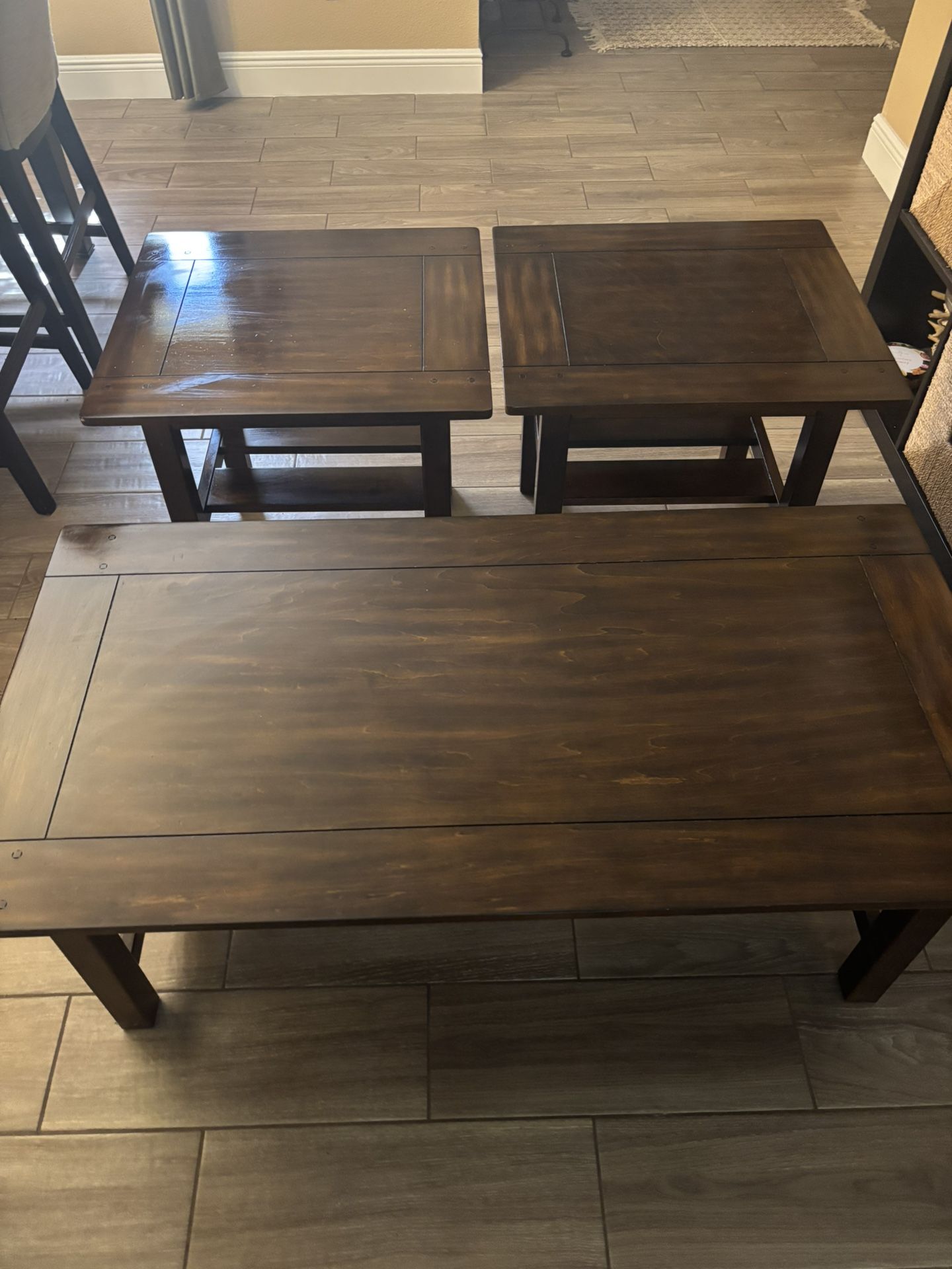 Coffee Table and Side Tables