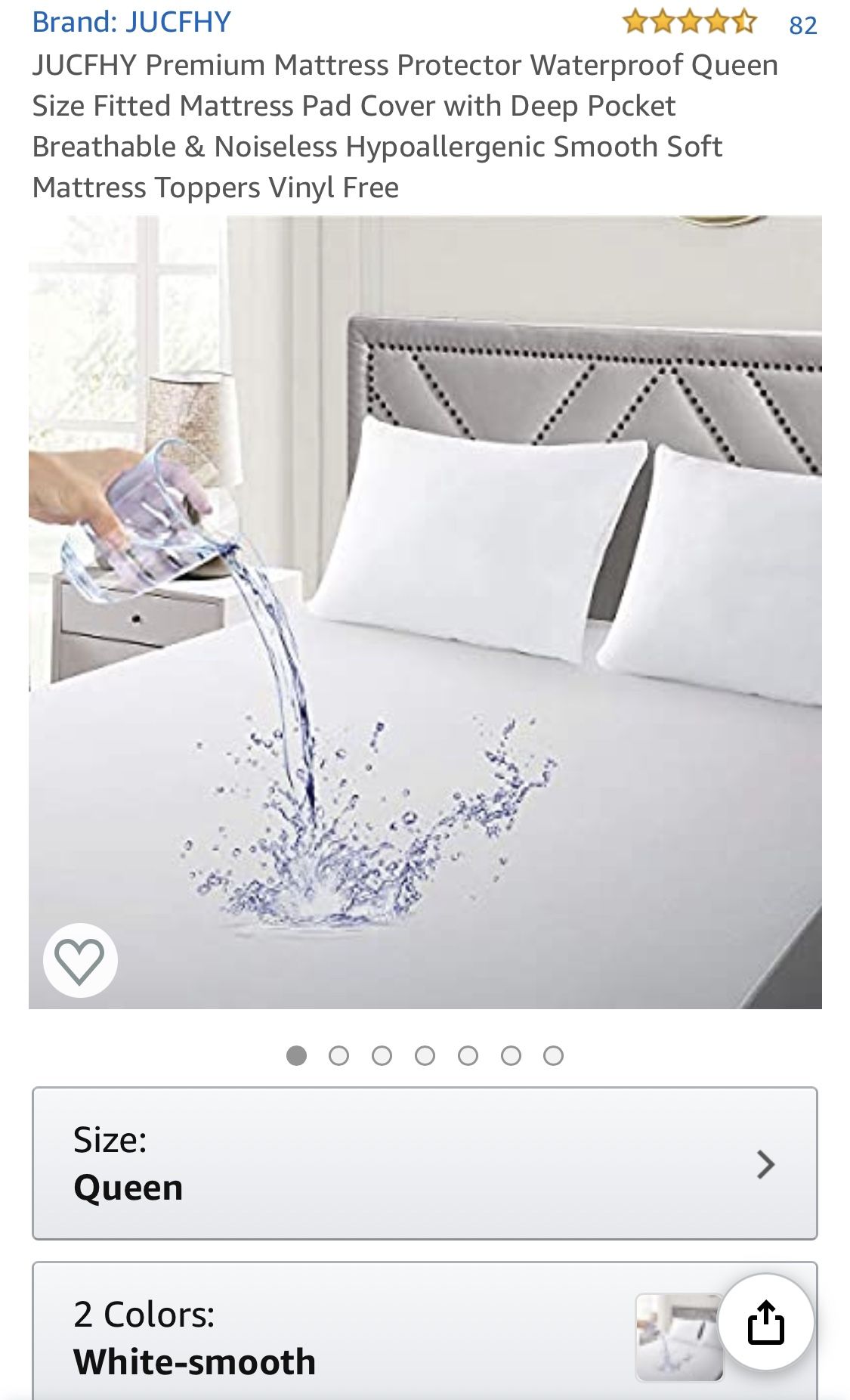 Queen size mattress protector