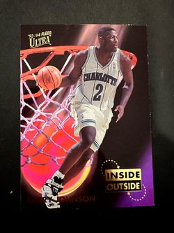 1993-94 Fleer Ultra Larry Johnson Inside Outside Card