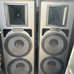 Premium Dual 15” Pro Studio Speaker System – Powerful, High-Fidelity Sound