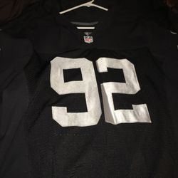 Authentic Oakland Raiders jersey on field jersey Seymour like new