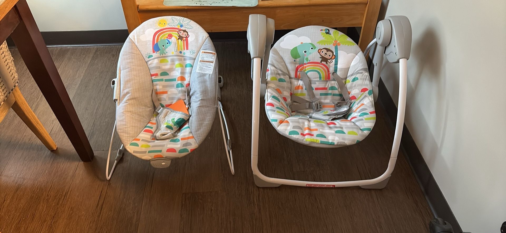 Bouncer And Swing Set