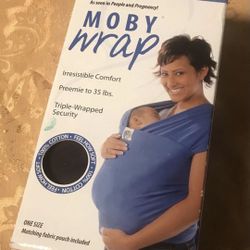 Chocolate Brown Moby wrap