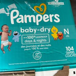 Pampers NB diapers 