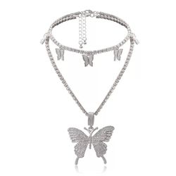 Butterfly 2 Chain Necklace