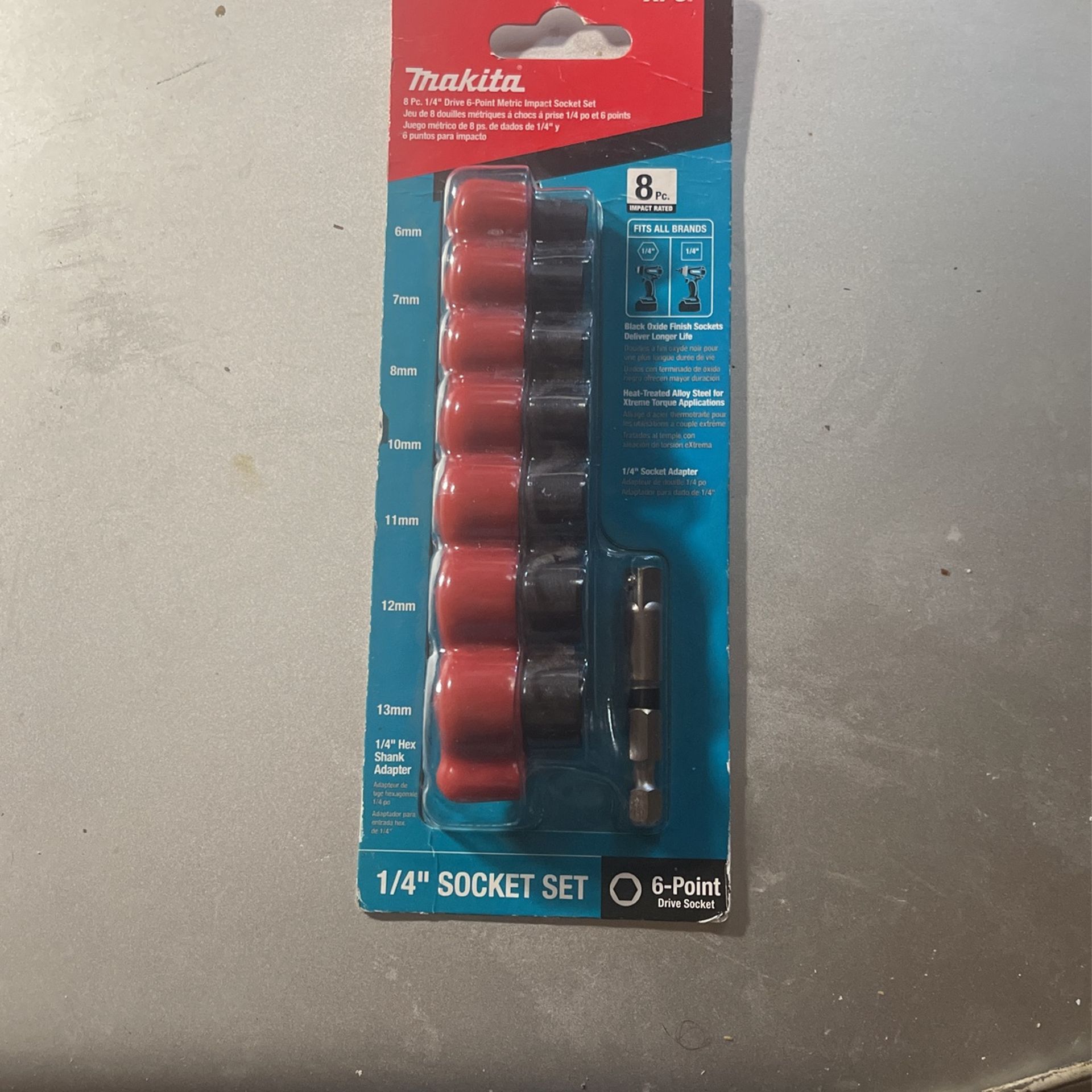Makita! socket set 8pc