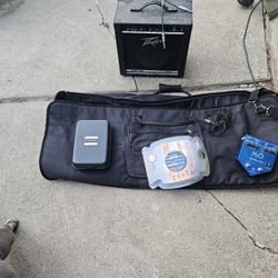 It's the tire bag H20. Liquid echo machine headphones, antiques, and speaker for the guitar