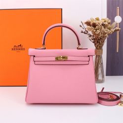 HERMES Kelly 25 Epsom 2WAY Shoulder Hand Bag 