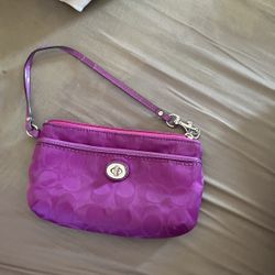 Pink Coach Wallet