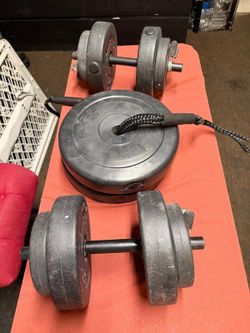 2 DUMBBELLS WEIGHTS