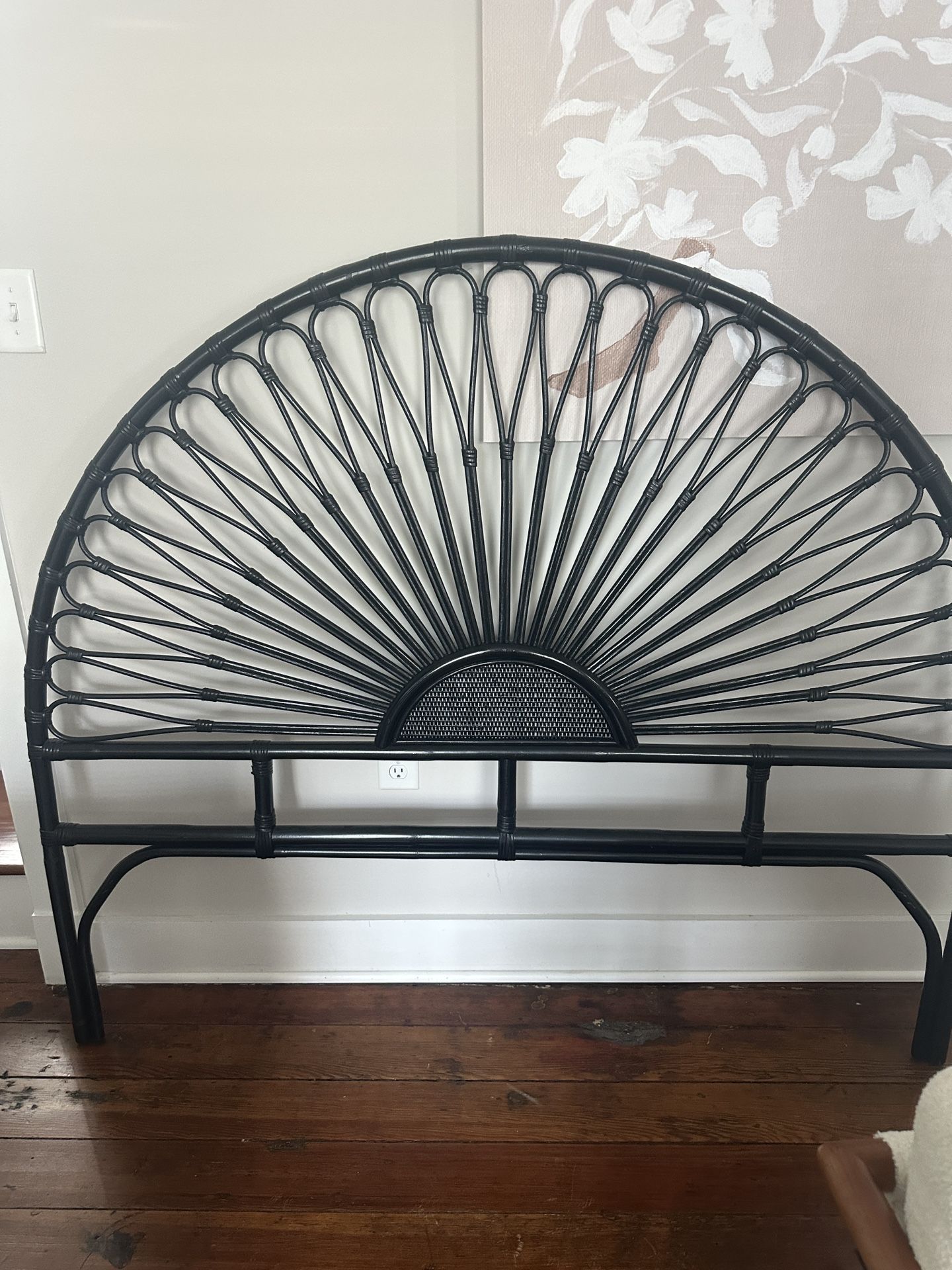 Creative Co-Op Rattan Arch Headboard