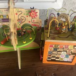 Wooden Activity Toy $10For Both