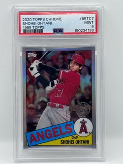 2020 Topps Chrome Shohei Ohtani 1985 Topps #85TC7 PSA 9