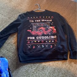 Marvel Deadpool Christmas Sweatshirt. Size M
