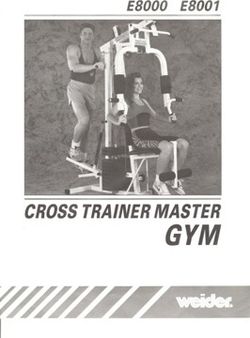 Weider cross trainer master gym e8000 new arrivals