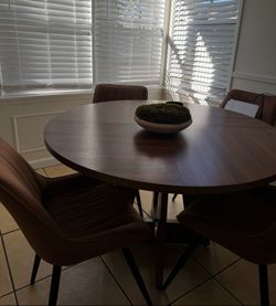 Dining table with chairs