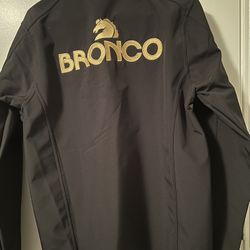 New Bronco Embroidered Medium Softshell Coat