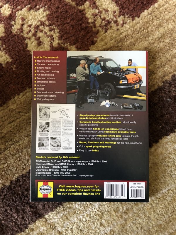 Chevy S10 Repair Manual For In Kent Wa Offerup