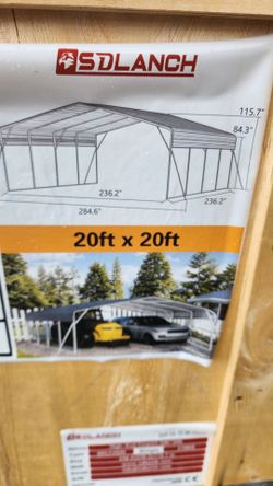 Metal Carport 20' x 20'