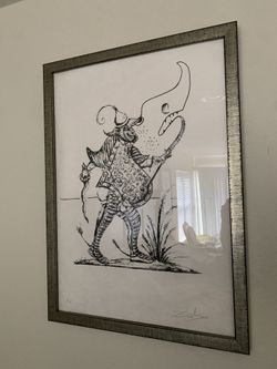 Salvador Dali 1973 Litho Signed And numbered Pantagruel