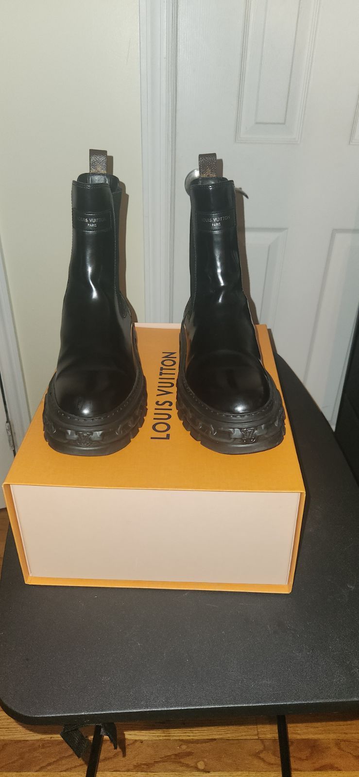 LV Louis Vuitton Record Chelsea boot 1AC7YI Size 38