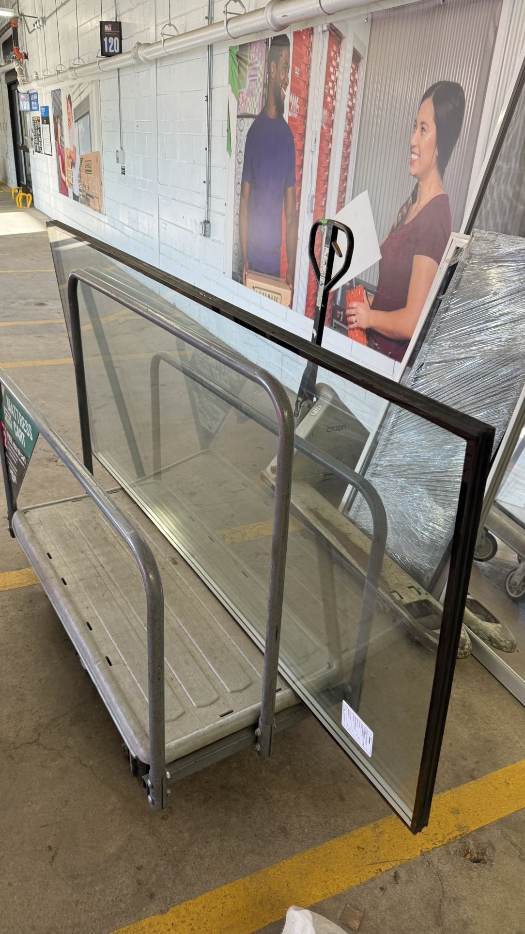 EKIPAZH Double Glass Low-E Window Panel – Black Frame Energy Efficient (40×80)